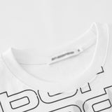 DAXUEN White short-sleeved crew neck graphic T-shirt
