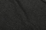 DAXUEN Wide-leg pinstripe trousers in dark charcoal grey