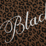 DAXUEN Leopard print short-sleeved polo shirt