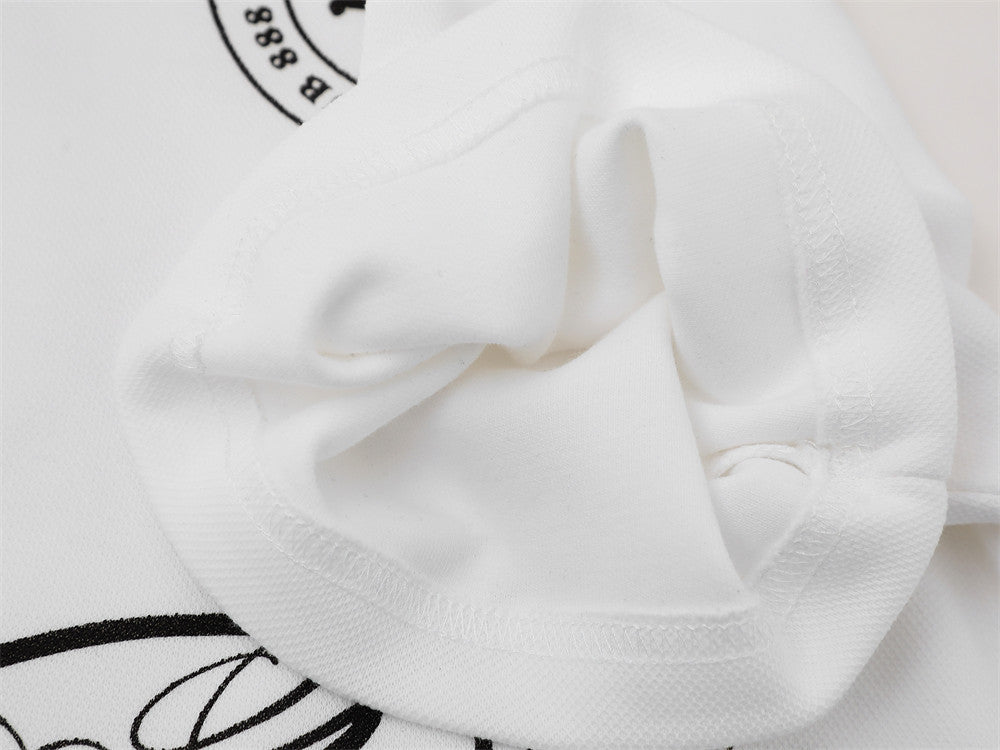 DAXUEN Short-sleeved polo shirt with embroidered logo and script print