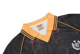 DAXUEN Leopard print short-sleeved polo shirt