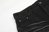 DAXUEN Faded wide-leg jeans in washed denim finishes