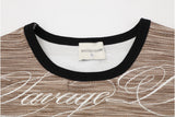 DAXUEN Sleeveless knit top with melange pattern and embroidery