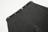 DAXUEN Wide-leg loose-fit trousers with decorative belt