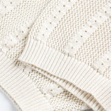 DAXUEN Short-sleeved knitted polo shirt with vertical stripes