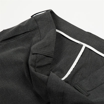 DAXUEN High-waisted wide-leg palazzo pants in dark grey and black