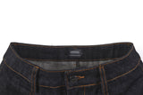 DAXUEN Wide-leg dark denim pants with embroidery