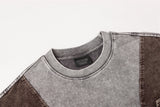 DAXUEN Oversized acid wash short-sleeved T-shirt