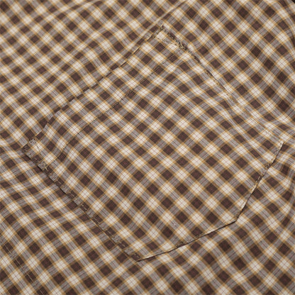DAXUEN Checked button-up shirt with short sleeves