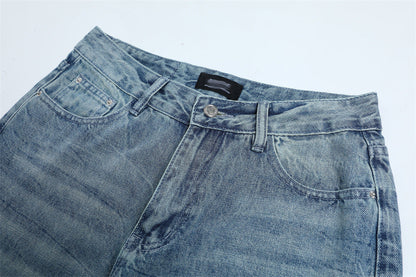DAXUEN Faded wide-leg denim jeans