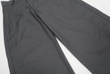 DAXUEN Wide-leg cropped trousers in dark grey and black
