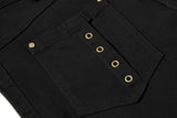 DAXUEN Black high-waisted flared cargo pants