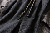 DAXUEN Men's two-tone textured loose shorts