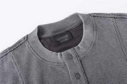DAXUEN Relaxed oversized short-sleeve top with zippered pockets