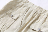 DAXUEN Textured cargo shorts with pockets and a unique pattern