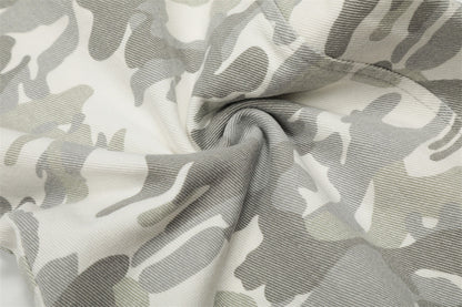 DAXUEN Wide-leg camouflage pants with pockets