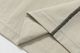 DAXUEN Men's sleeveless top with contrast color panels and geometric stitching