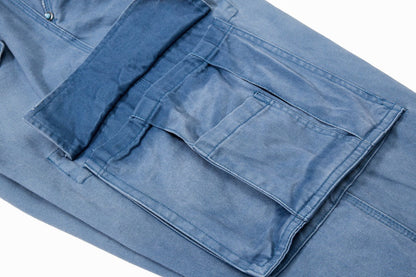 DAXUEN Wide-leg baggy cargo pants with embroidery