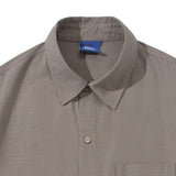 DAXUEN Short-sleeve button-up shirt with textured fabric