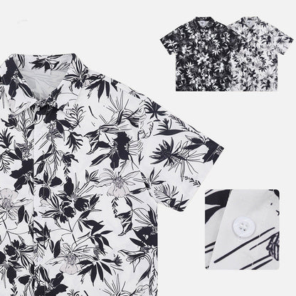 Floral Print Short-Sleeve Shirt