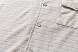 DAXUEN Loose-fitting button-up shirt with camp collar