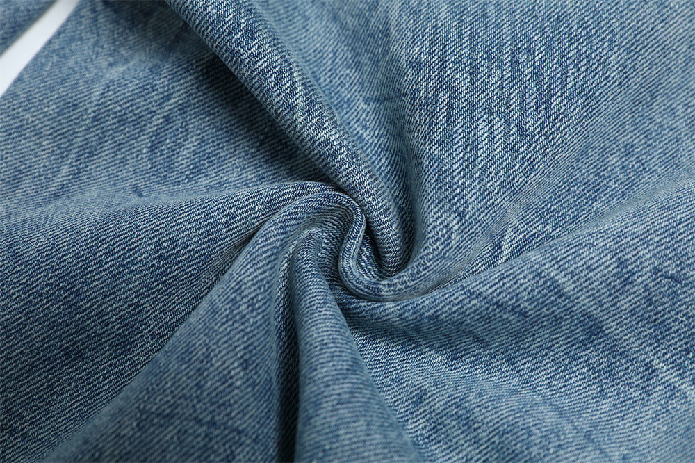DAXUEN Faded wide-leg denim jeans