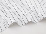 DAXUEN Short-sleeved button-up shirt with vertical pinstripes