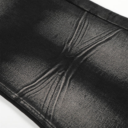 DAXUEN Faded wide-leg jeans in washed denim finishes