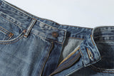 DAXUEN Distressed wide-leg denim shorts with rips