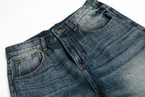 DAXUEN Gradient fade wide-leg denim jeans