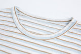 DAXUEN Casual long-sleeve striped t-shirt