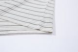 DAXUEN Relaxed fit short-sleeved striped t-shirt