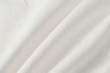 DAXUEN Wide-leg white denim shorts