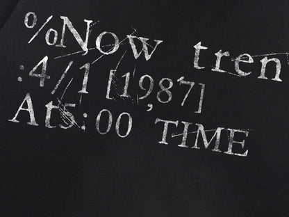 DAXUEN Distressed typewriter print short-sleeved T-shirt