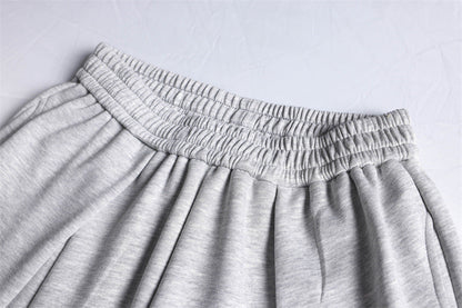 DAXUEN Relaxed-fit wide-leg sweatpants in heather grey