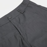 DAXUEN Wide-leg cropped trousers in dark grey and black