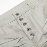 DAXUEN Muted grey wide leg trousers with paint splatter
