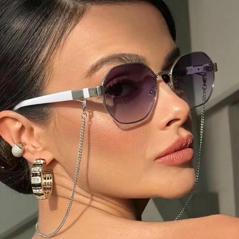 Octagonal Chain Sunglasses
