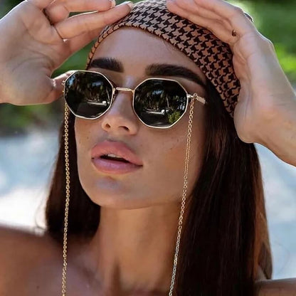 Octagonal Chain Sunglasses
