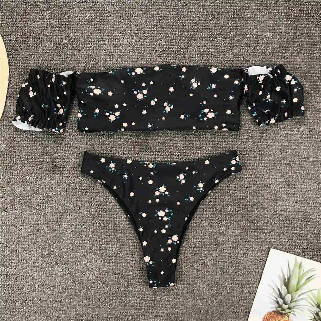 Off-Shoulder Bikini Set