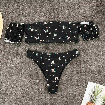 Off-Shoulder Bikini Set