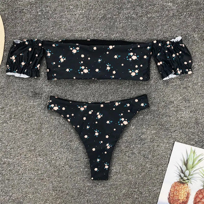 Off-Shoulder Bikini Set
