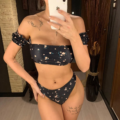 Off-Shoulder Bikini Set