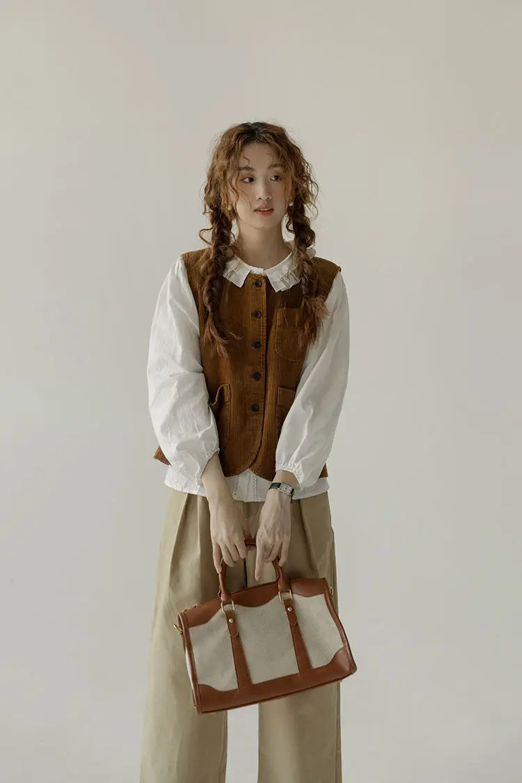 Old Money Corduroy Vest