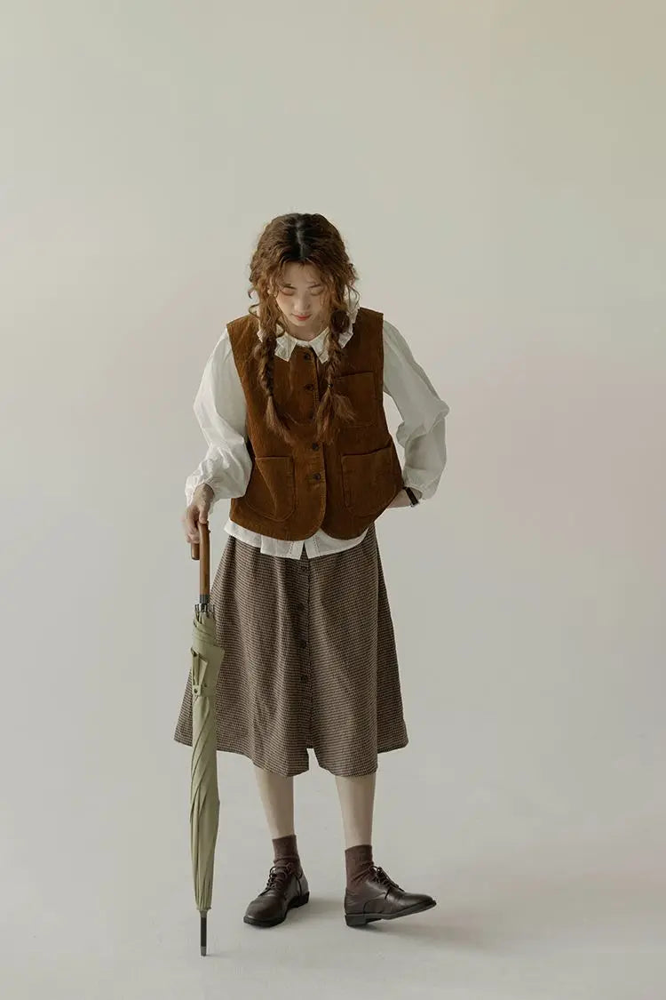 Old Money Corduroy Vest