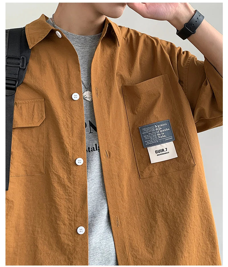 Oversized Short Sleeve Shirt
