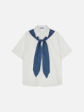 Plaid Necktie Shirt