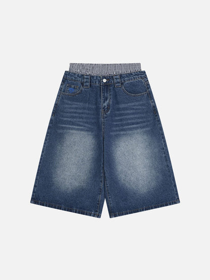 Double Waist Longline Jorts