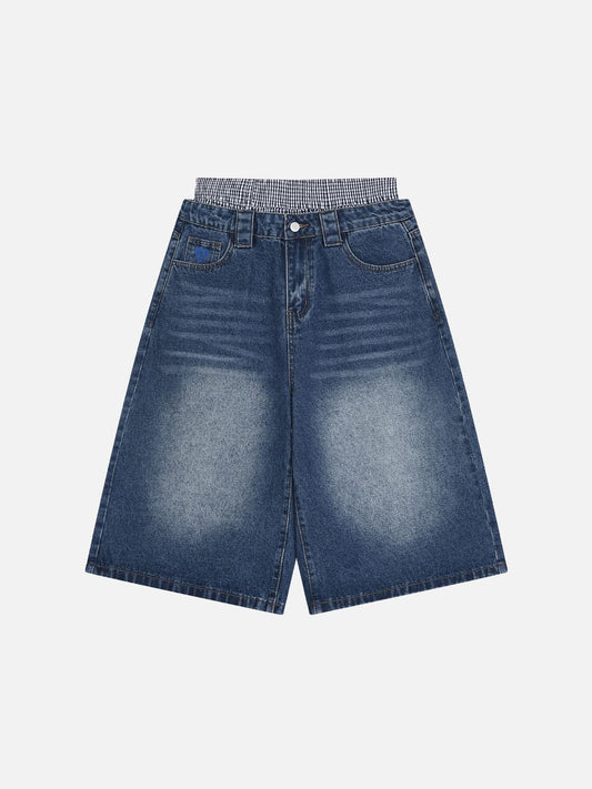 Double Waist Longline Jorts