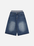 Double Waist Longline Jorts